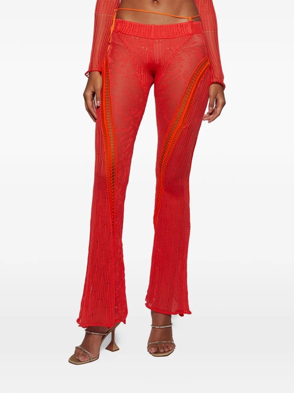 Roberta Einer Disco Trousers In Orange