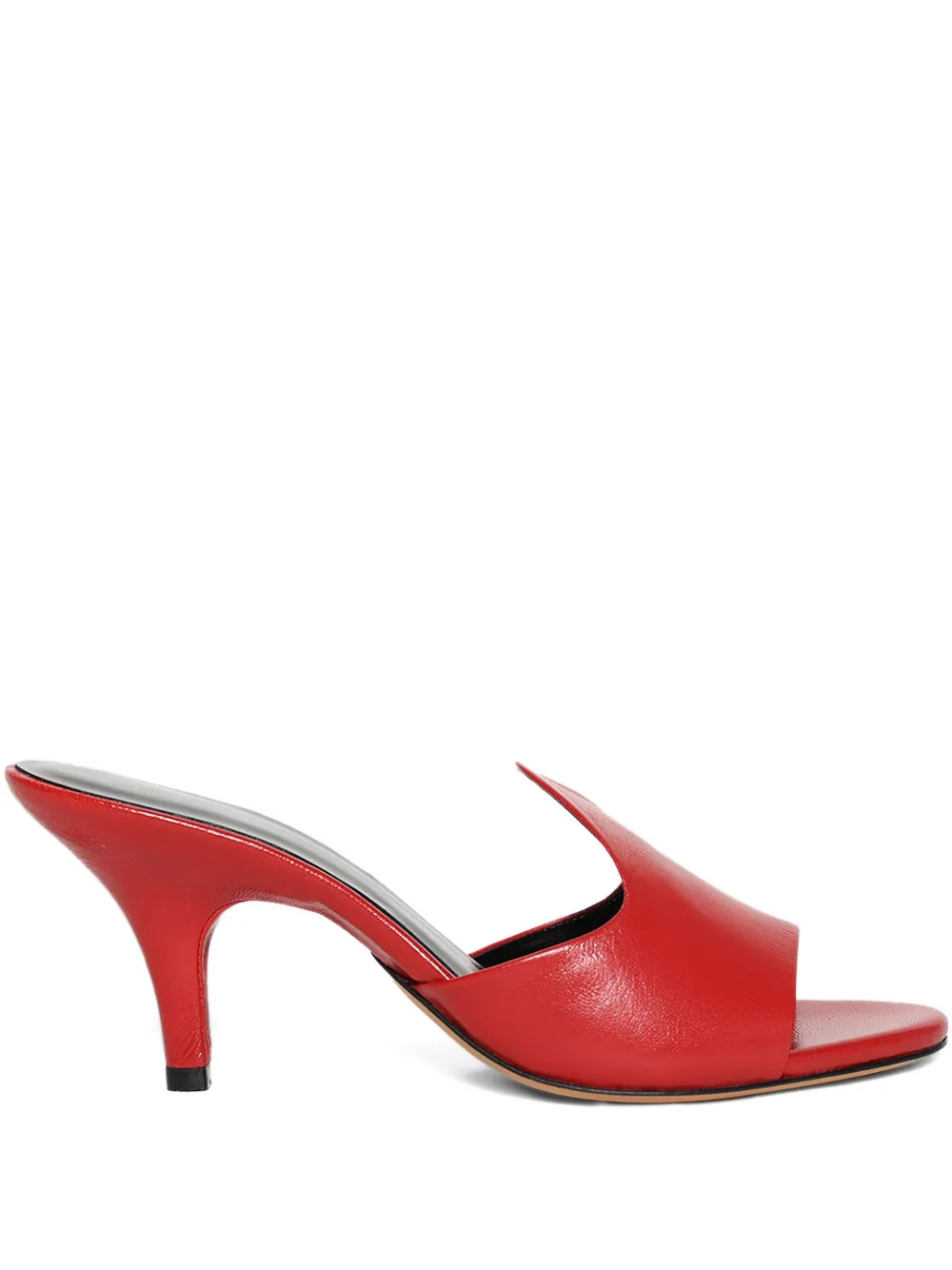 Jude 75 mm Mercy sandalen met hak Rood