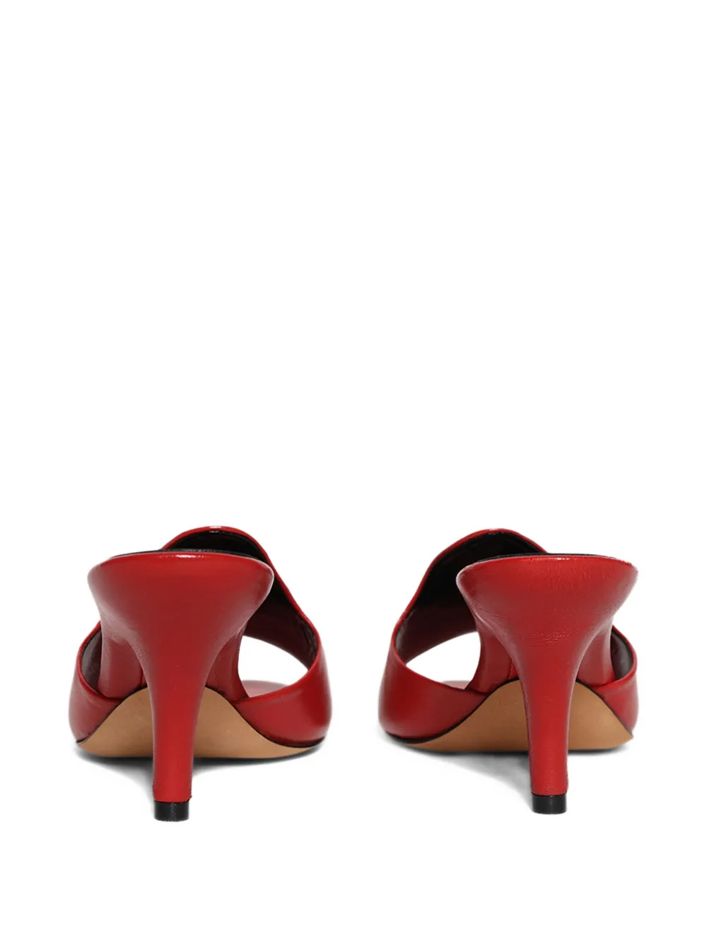 Jude 75 mm Mercy sandalen met hak Rood