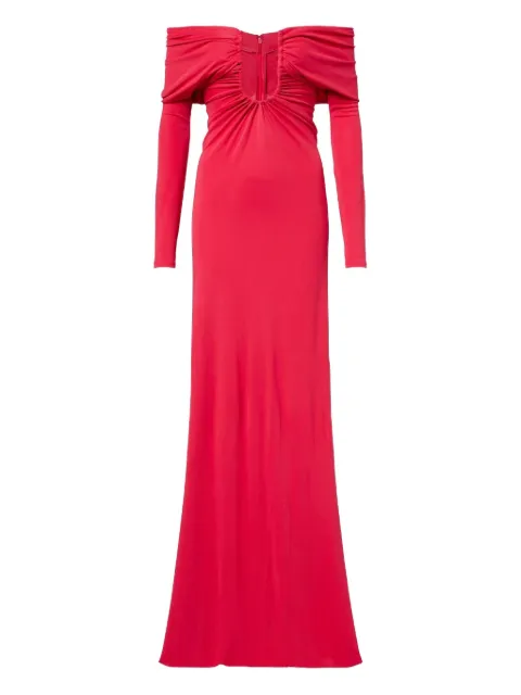 Christopher Esber vestido Arced Palm palabra de honor