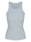 ETERNE scoop-neck ribbed tank top - Blue