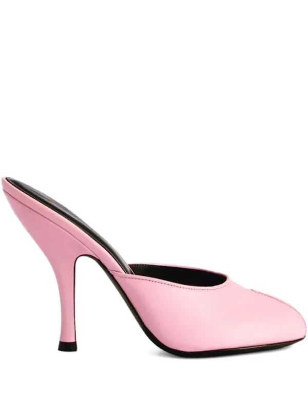 Jude 105mm Date open-toe Stiletto Mules Pink FARFETCH IN