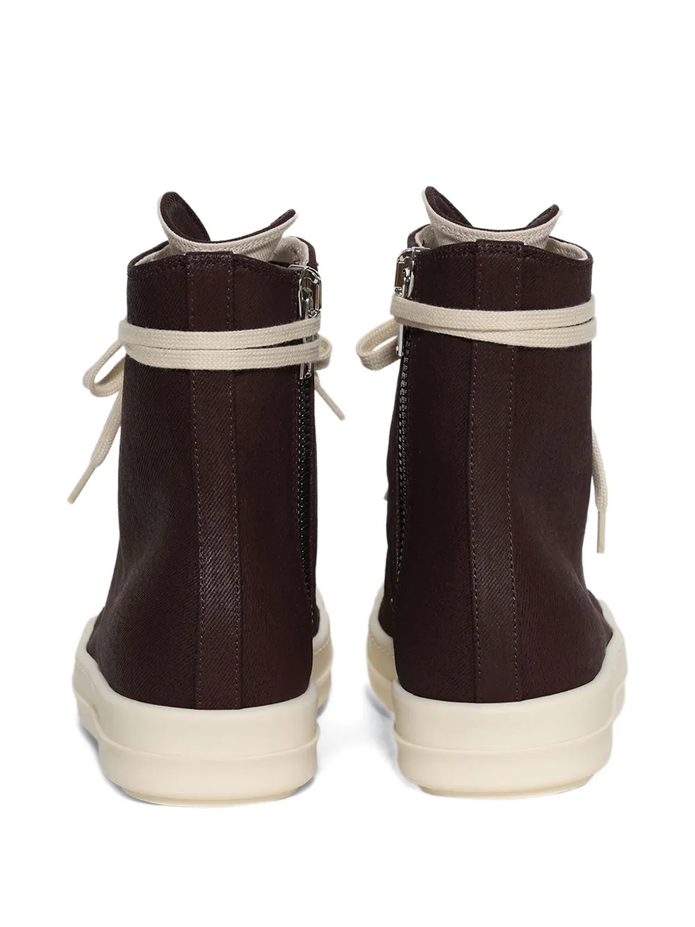 Rick Owens DRKSHDW 35 mm denim high-top sneakers - Bruin