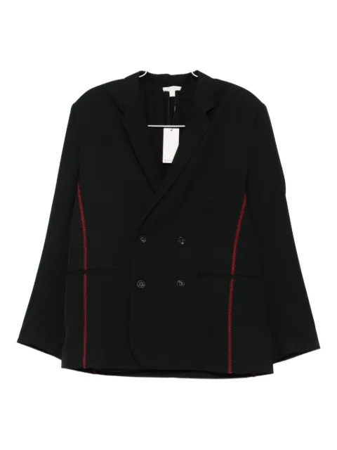 diotima stitched-detail double-breasted blazer