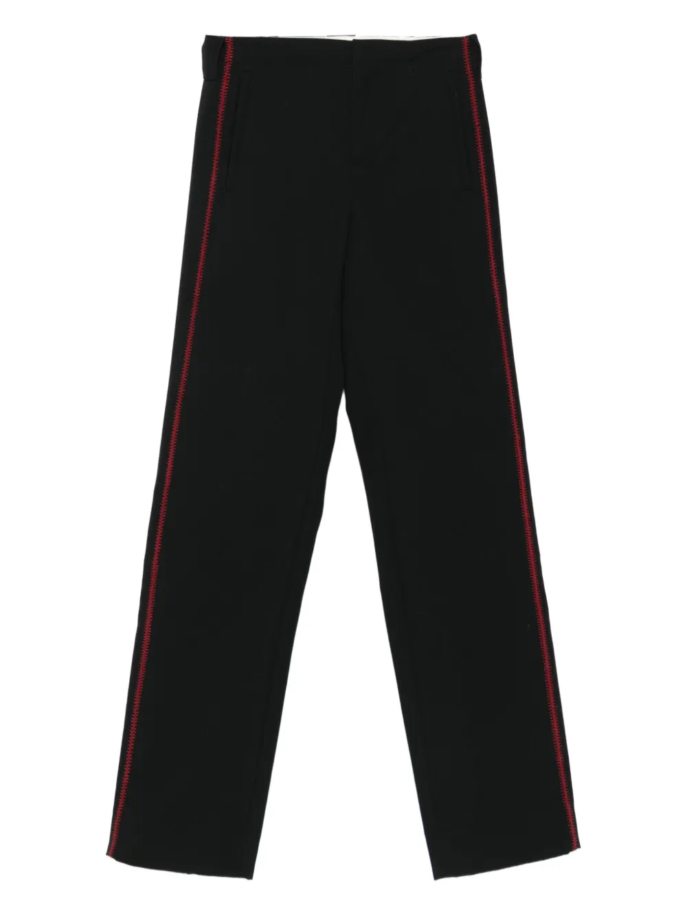 diotima side-stripe trousers | Black | Image 1