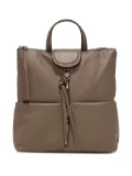 GIANNI CHIARINI zip-fastening top-handle backpack - Neutrals