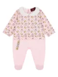Aigner Kids teddy-bear print pajamas - Pink