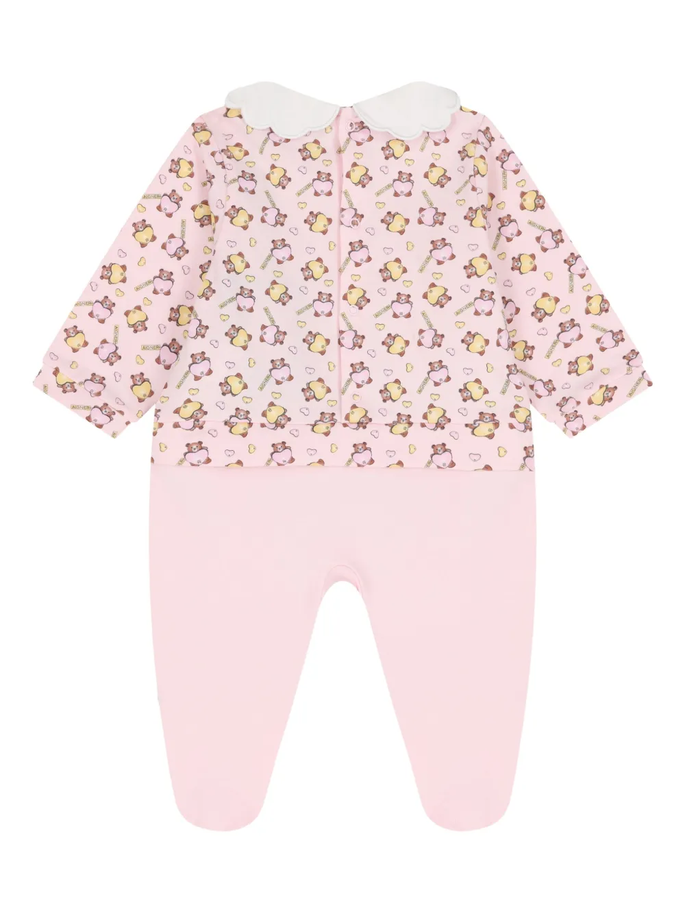 Aigner Kids teddy-bear print pajamas Roze