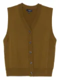 Soeur button-front sleeveless top - Brown