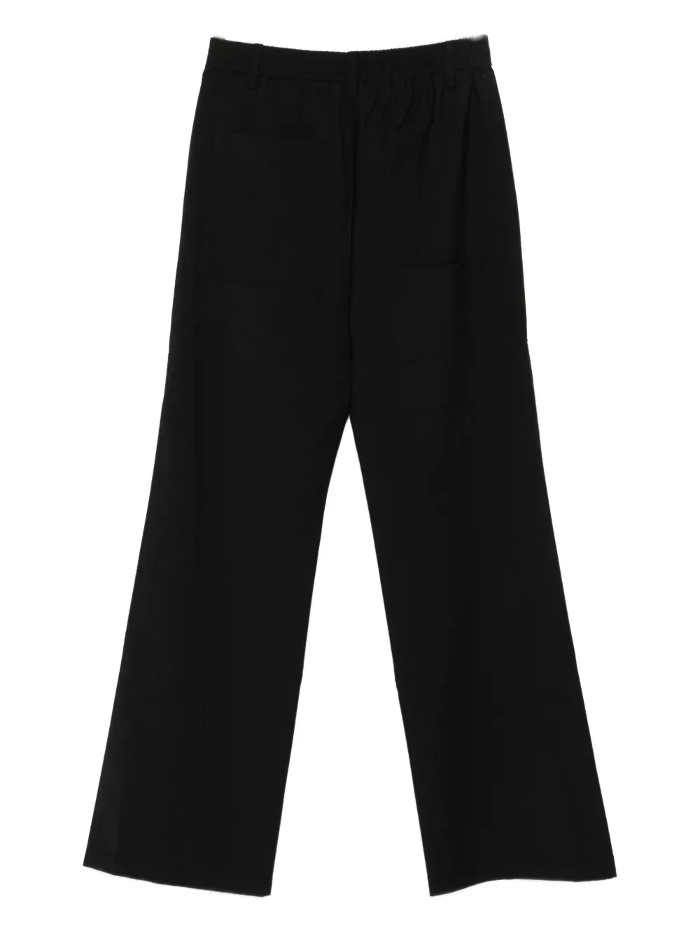 Tibi elastic-waist trousers - Zwart