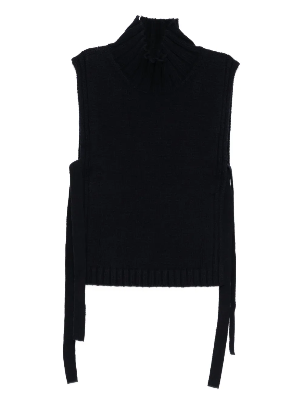 Soeur Mouwloze wollen trui Blauw