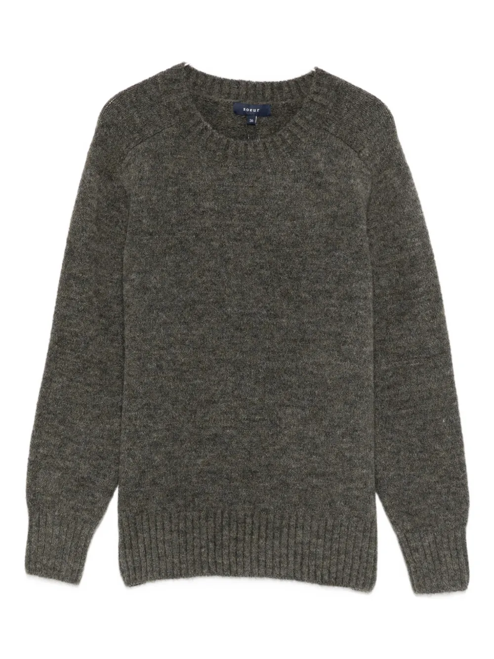 Soeur Envie Crew-neck Sweater In Gray