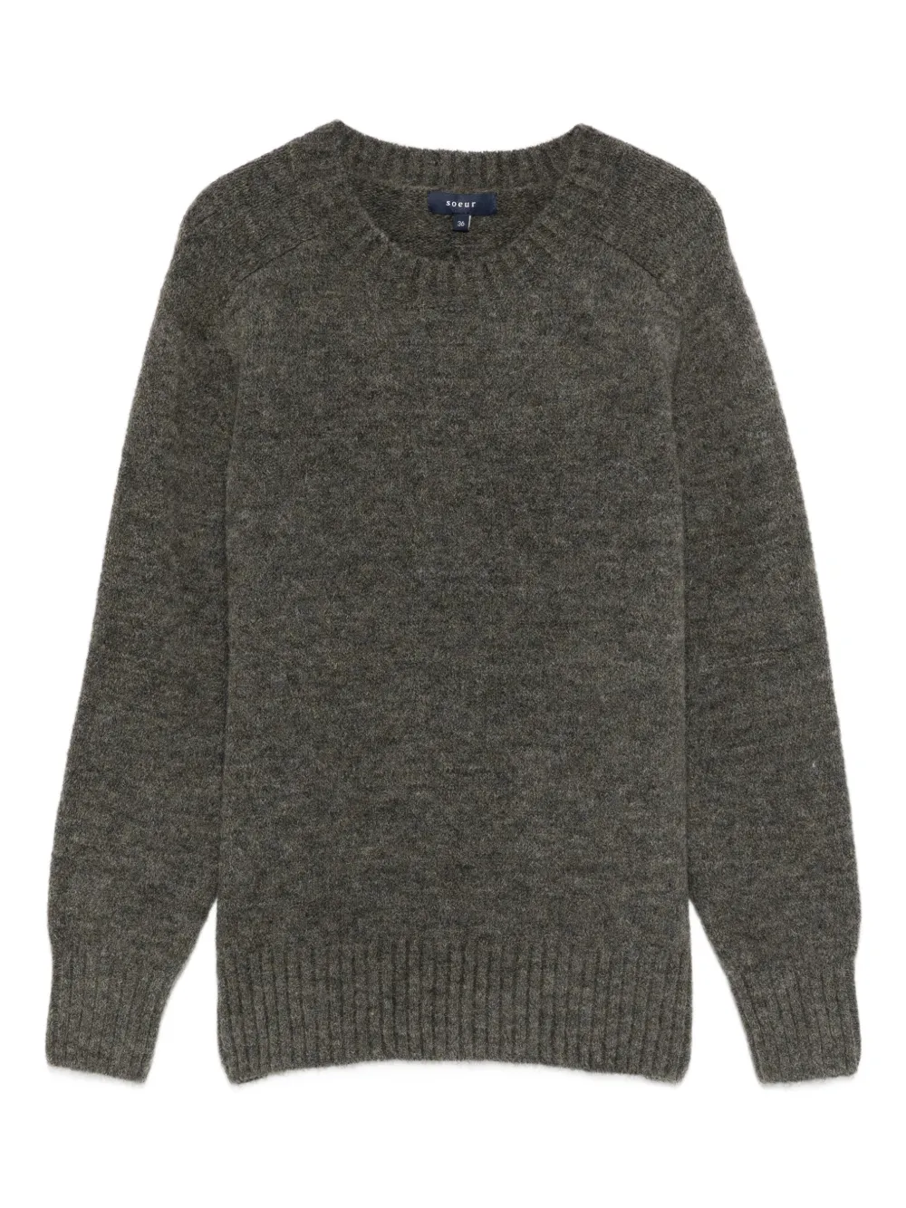 Soeur Envie crew-neck sweater | Grey | Image 1