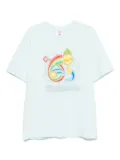 Casablanca graphic-print T-shirt - Blue