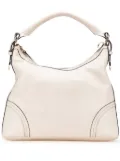 Gucci Pre-Owned 2000-2015 Pebbled Calfskin with Guccissima Trim Signoria shoulder bag - White