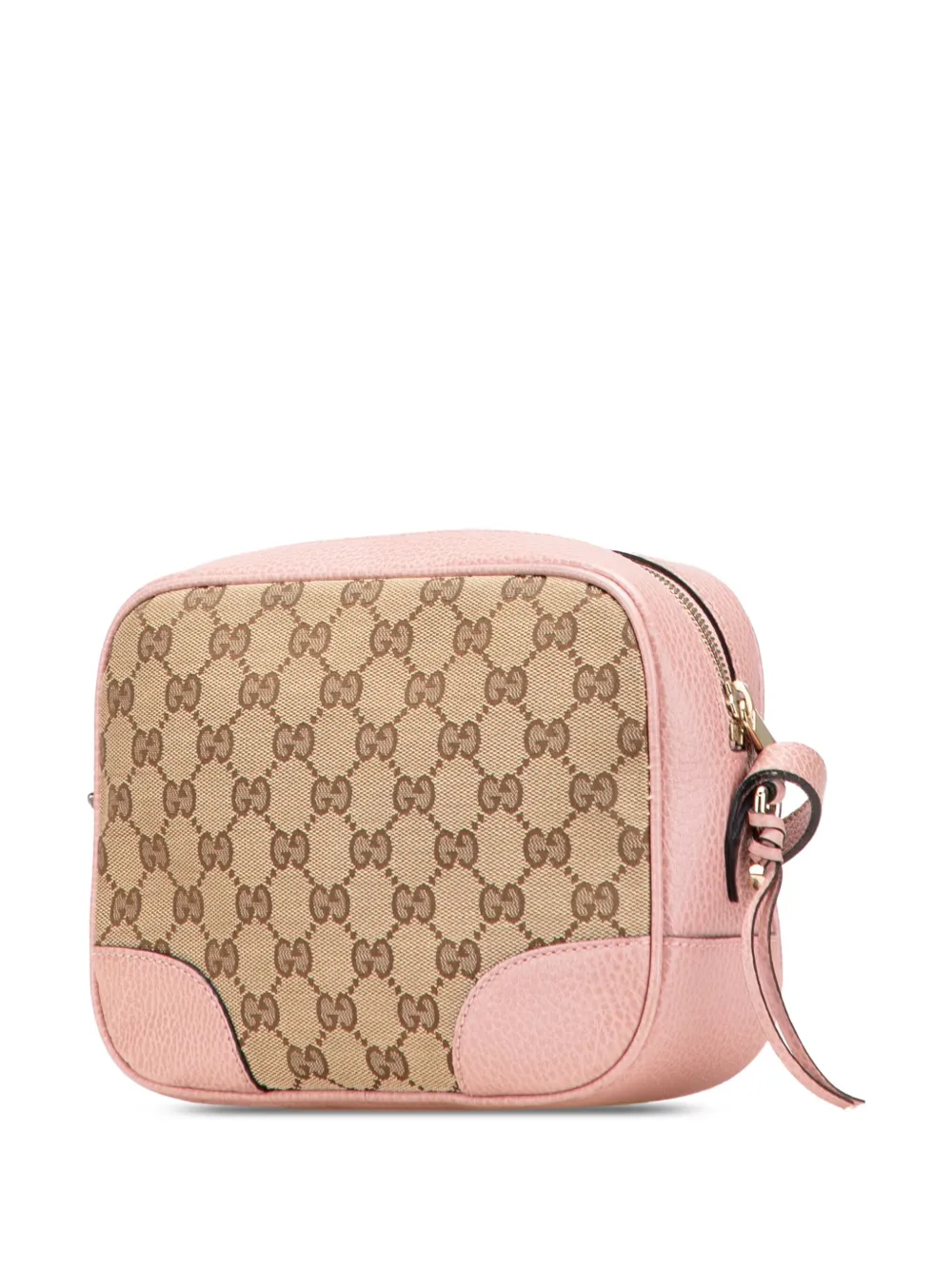 Pre-owned Gucci 2016-2025 Gg Canvas Bree Crossbody Bag In Brown