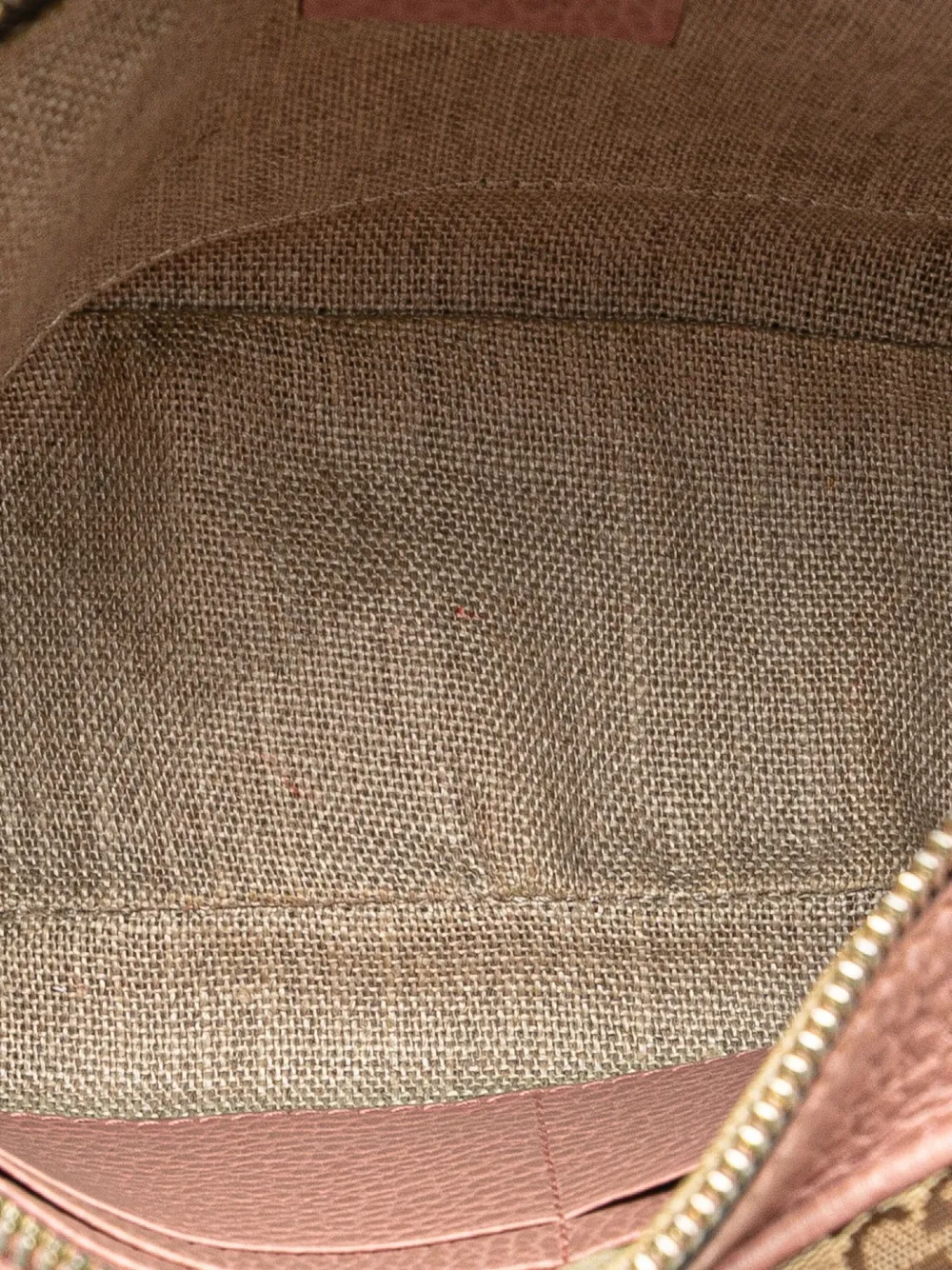 Pre-owned Gucci 2016-2025 Gg Canvas Bree Crossbody Bag In Brown