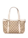 Gucci Pre-Owned 2000-2015 GG Canvas Abbey D Ring tote bag - White