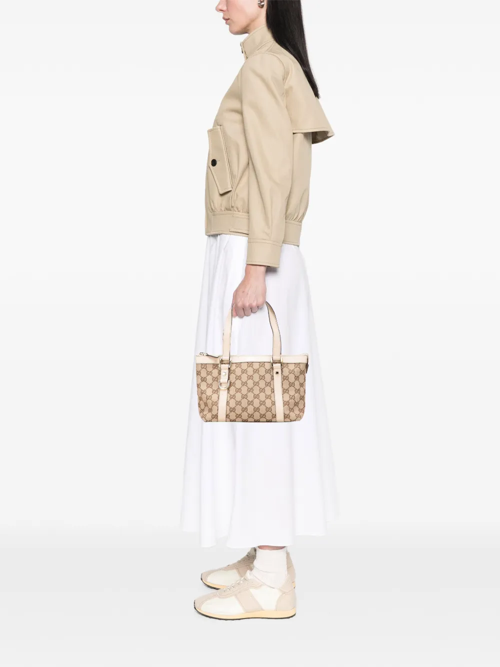 Gucci Pre-Owned 2000-2015 GG Canvas Abbey D Ring tote bag | Pre-Owned | Image 2