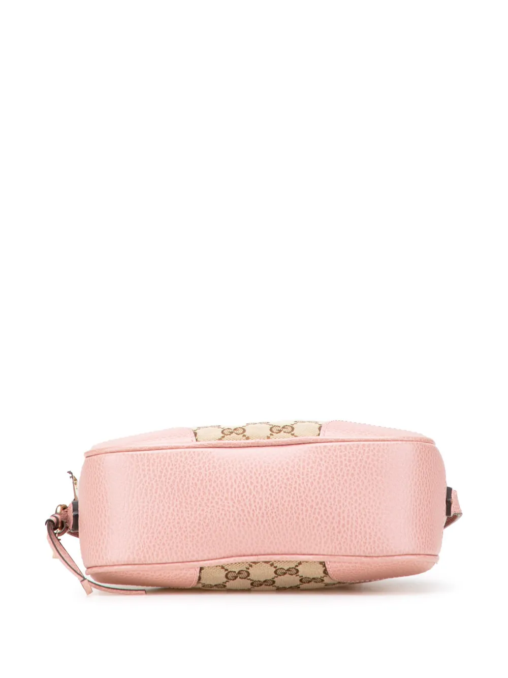 Pre-owned Gucci 2016-2025 Gg Canvas Bree Crossbody Bag In Brown