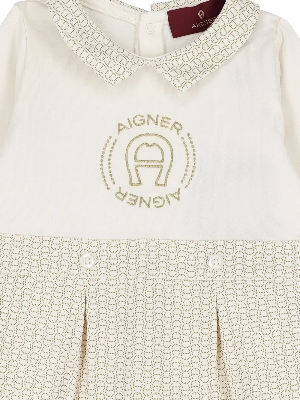 Aigner Kids logo-embroidered pajamas Wit
