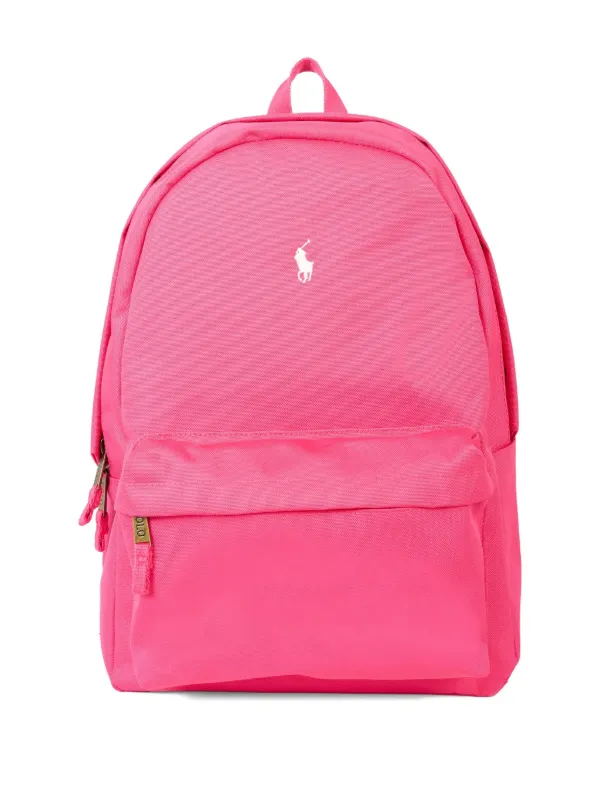 POLO RALPH LAUREN KIDS Logo Backpack | Pink | FARFETCH