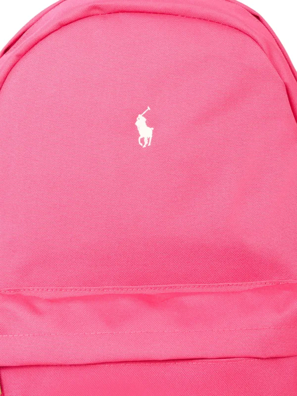 POLO RALPH LAUREN KIDS Logo Backpack Pink FARFETCH ID