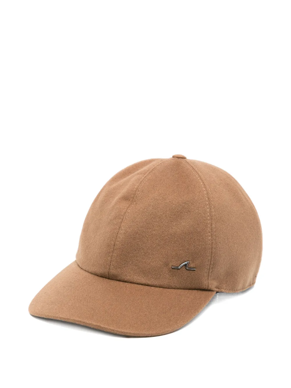 Paul & Shark Cashmere Baseball Cap In Brown