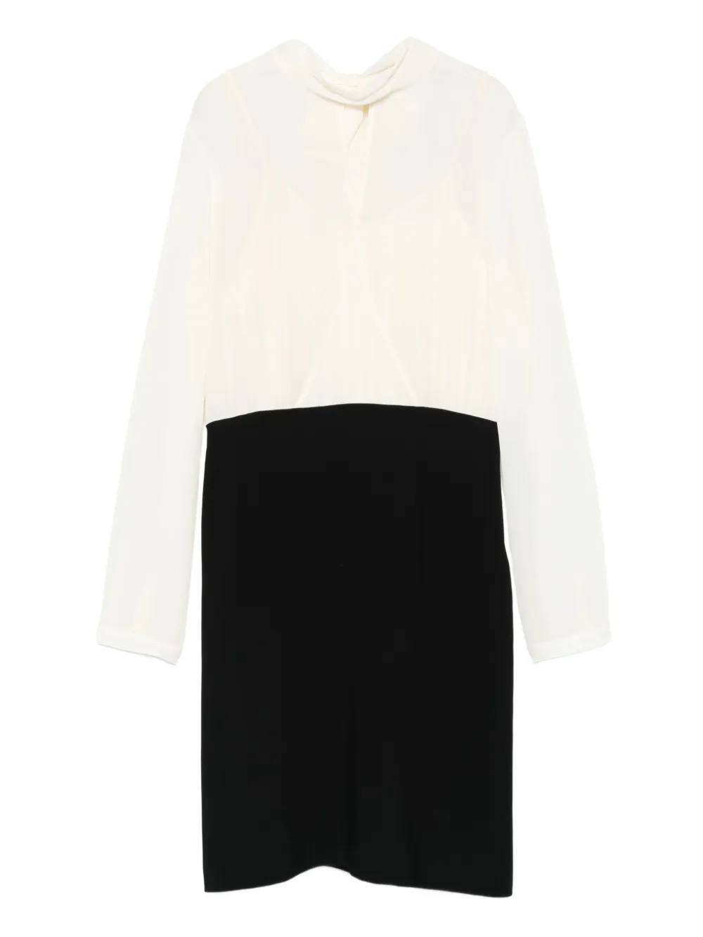 Pennyblack robe colour block Dimma à col montant | blanc | Image 1