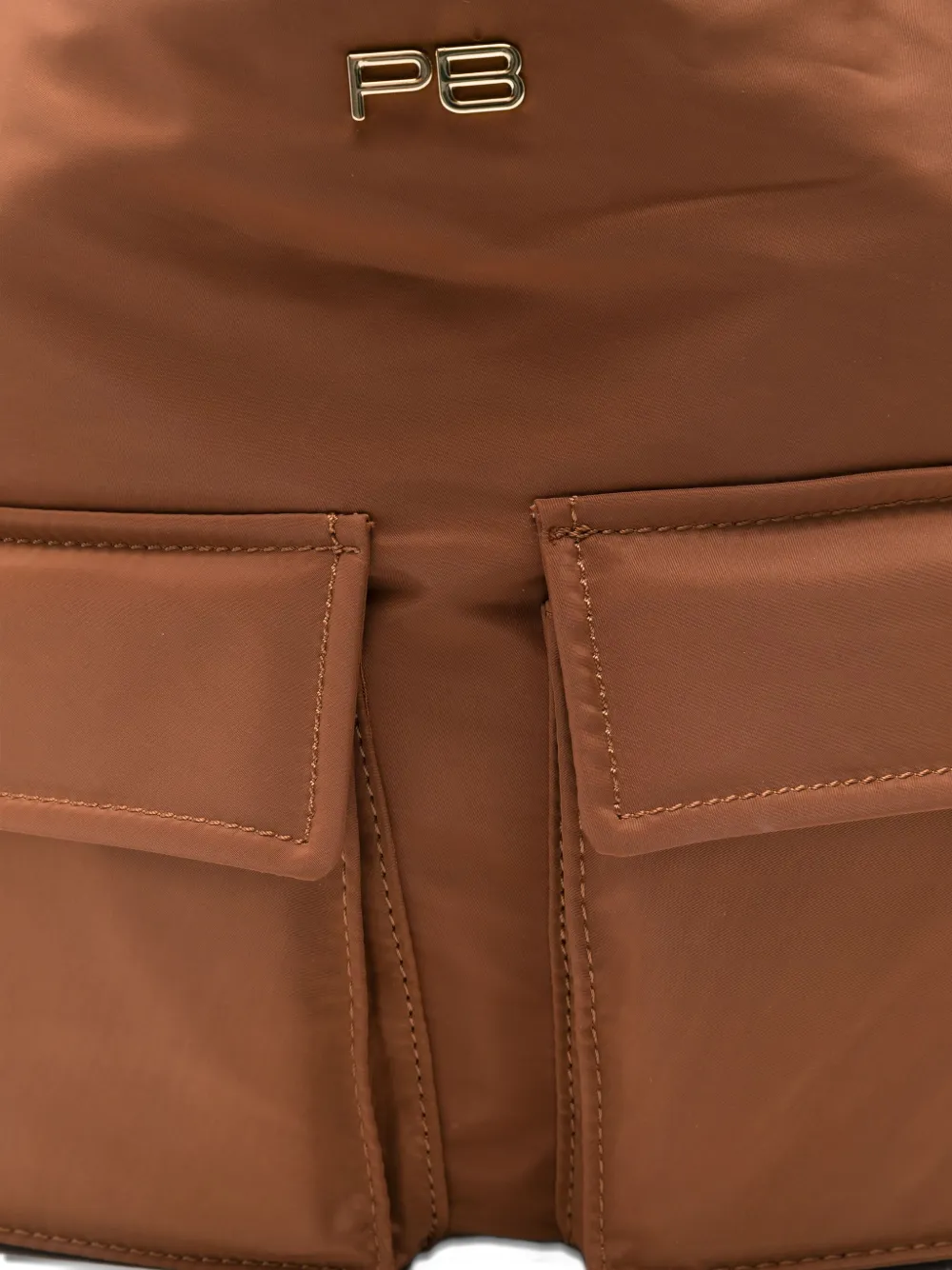 Pennyblack Patch-pockets Tote Bag In Brown