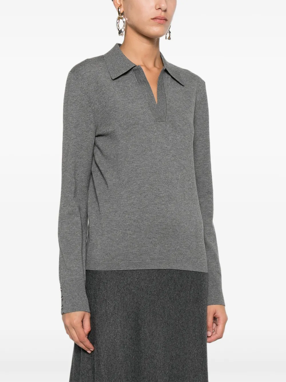 Pennyblack Long-sleeve Sweater In Gray