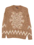 Pennyblack snowflake-motif sweater - Brown