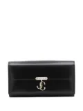 Jimmy Choo Avenue pearl-chain wallet - Black