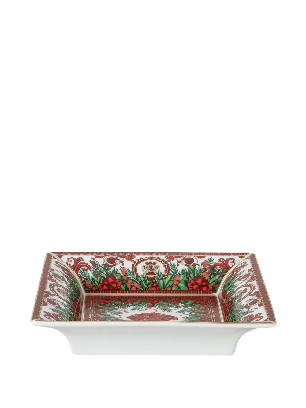 Versace Medusa-print Square Tray In Multi