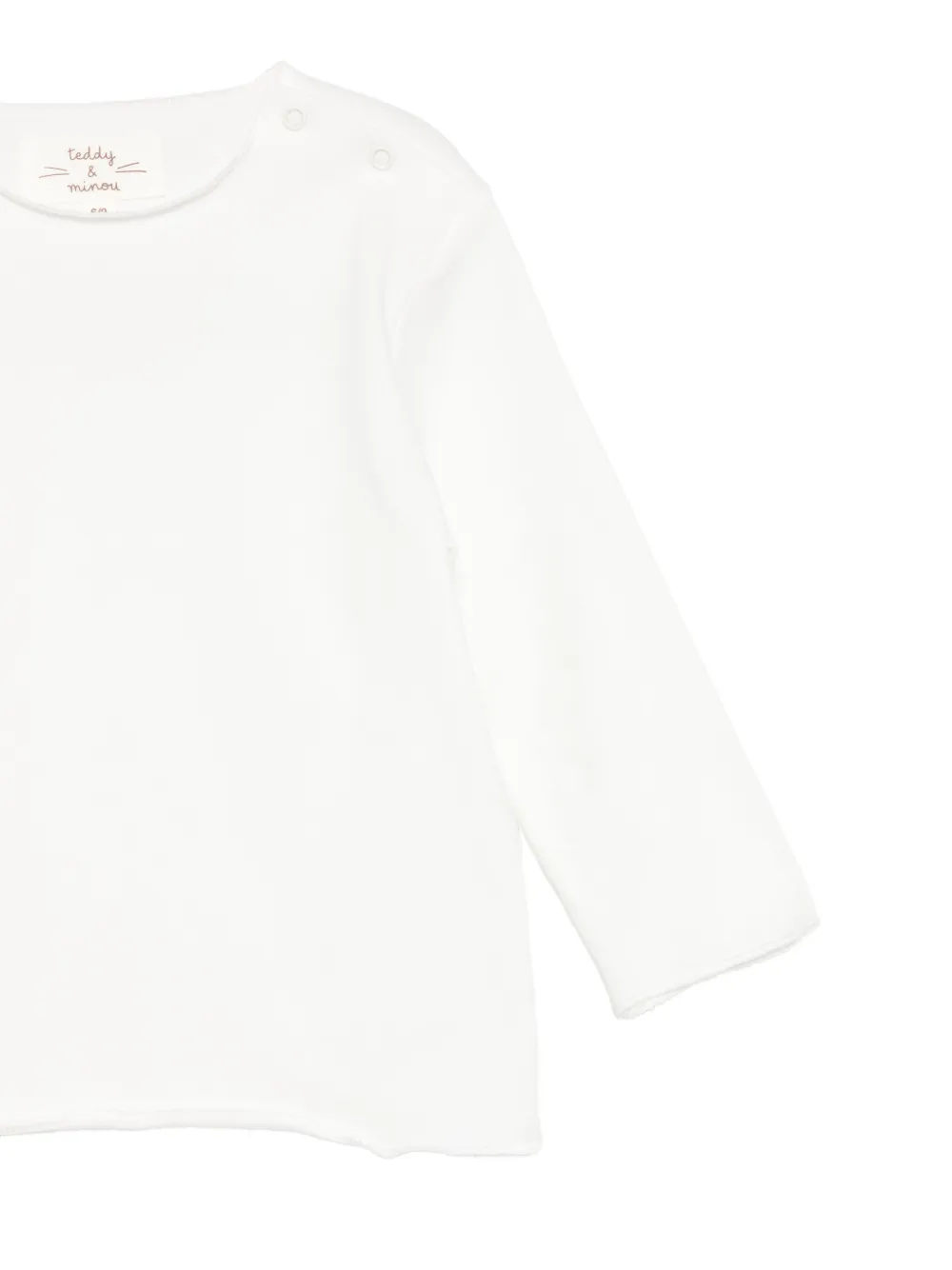 TEDDY & MINOU logo-patch dungaree (set of two) Roze