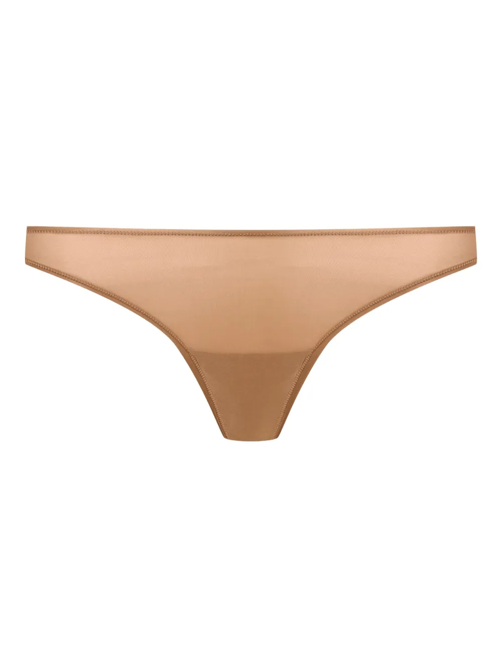 Maison Close high-cut tanga Bruin