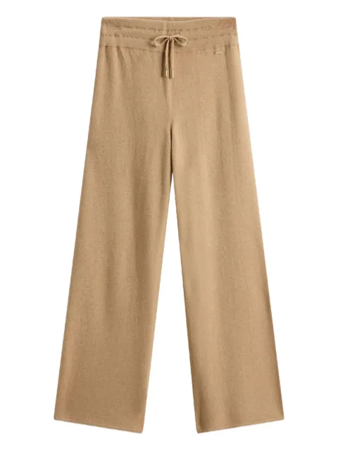 Woolrich drawstring knitted straight trousers