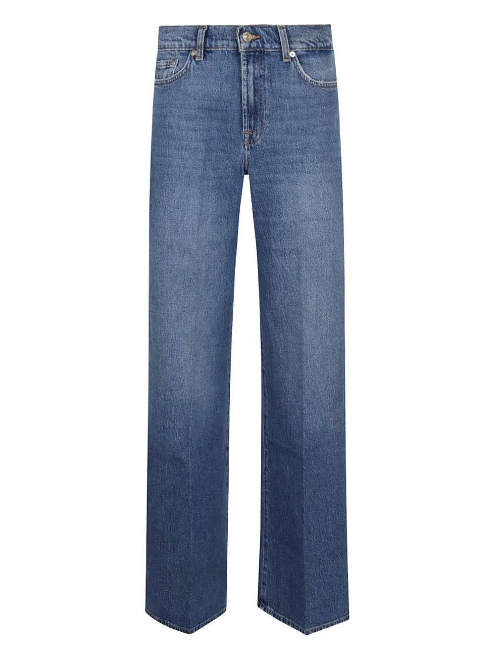 7 For All Mankind Lotta cotton jeans Blauw