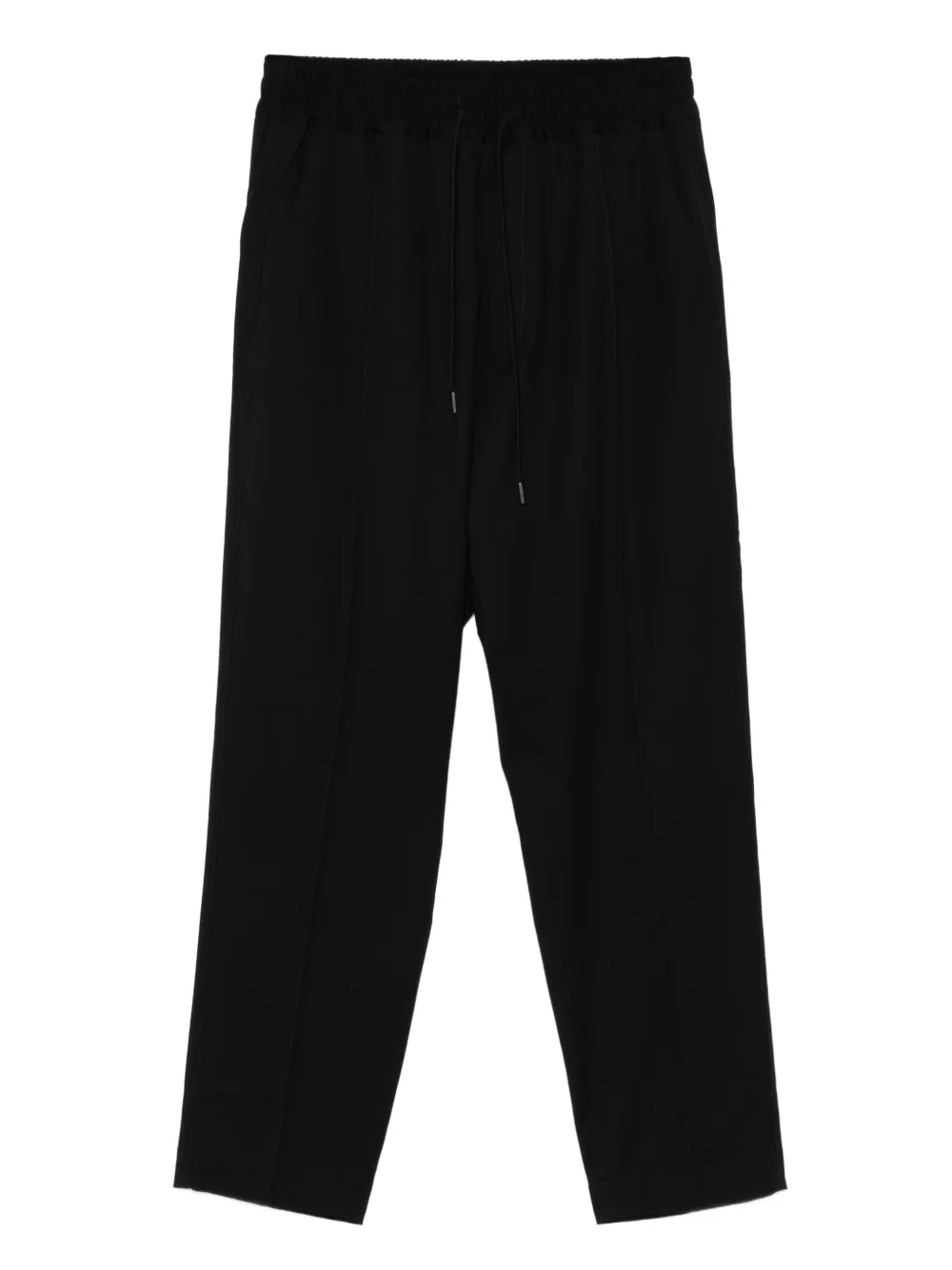 drawstring wool trousers