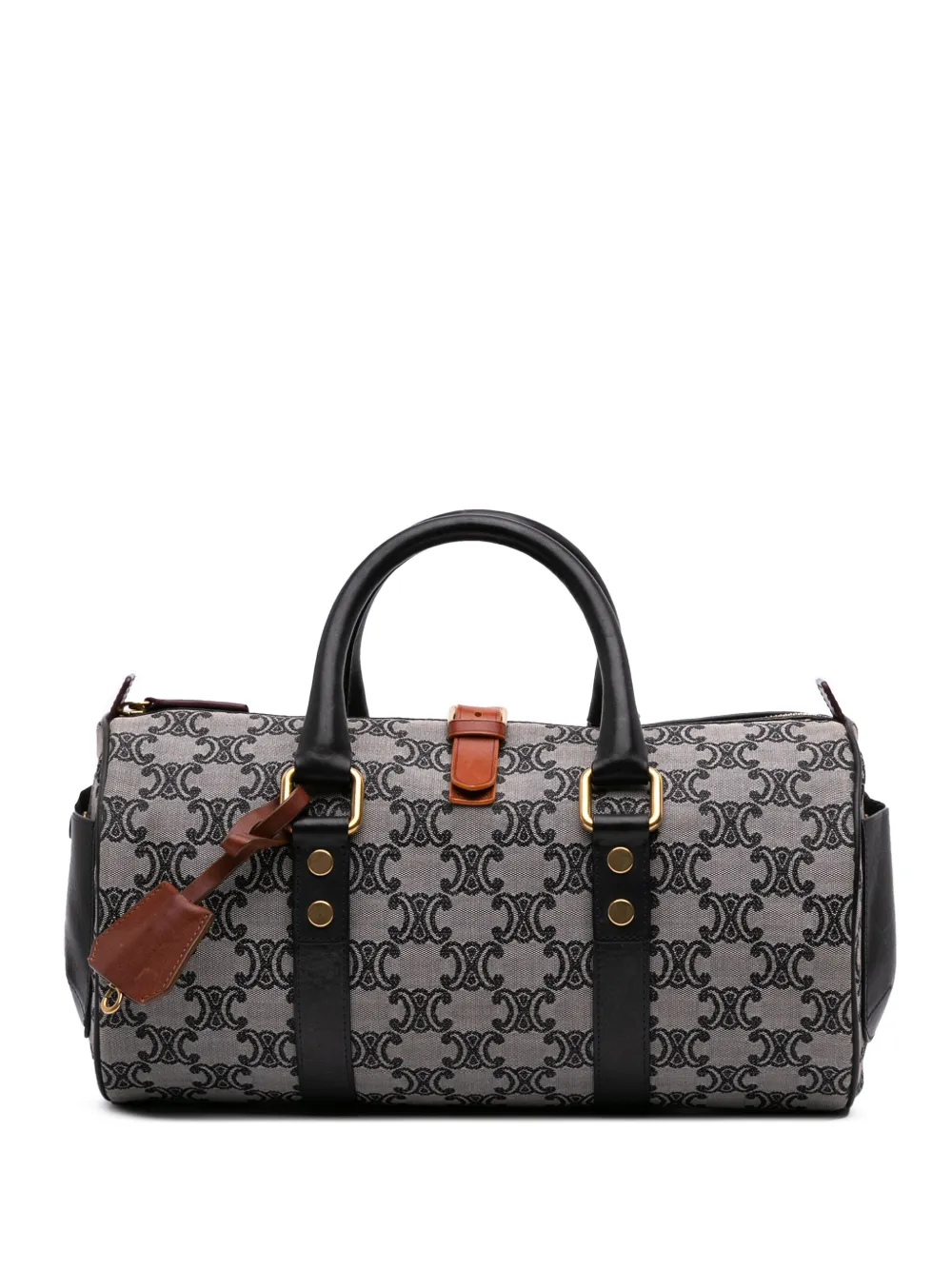 Celine Pre-Owned 2010 Macadam Canvas boston bag | Grey | Image 1