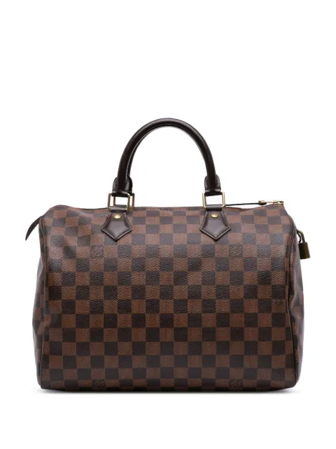 Louis Vuitton Pre-Owned 2014 Damier Ebene Speedy 30 boston bag