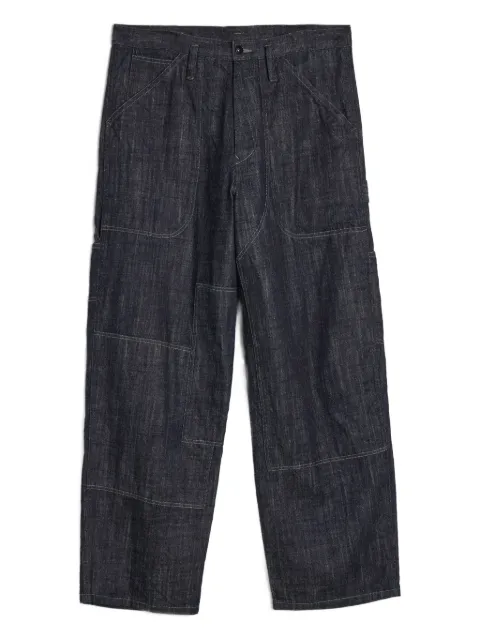 Y's patch-pocket cotton trousers