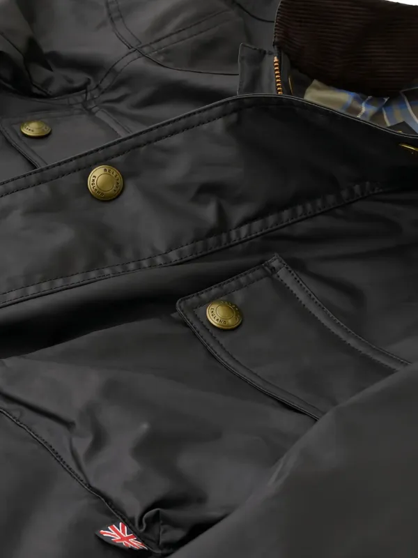 Belstaff パッチポケット ミリタリージャケット | ブラック | FARFETCH JP