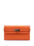 Hermès Pre-Owned 2012 Epsom Kelly Longue Wallet long wallets - Orange