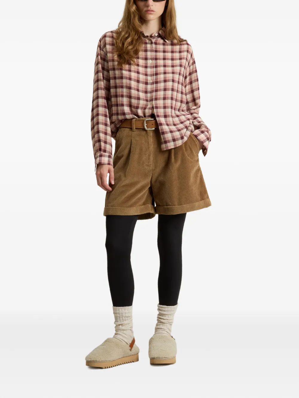 Woolrich checked shirt - Bruin