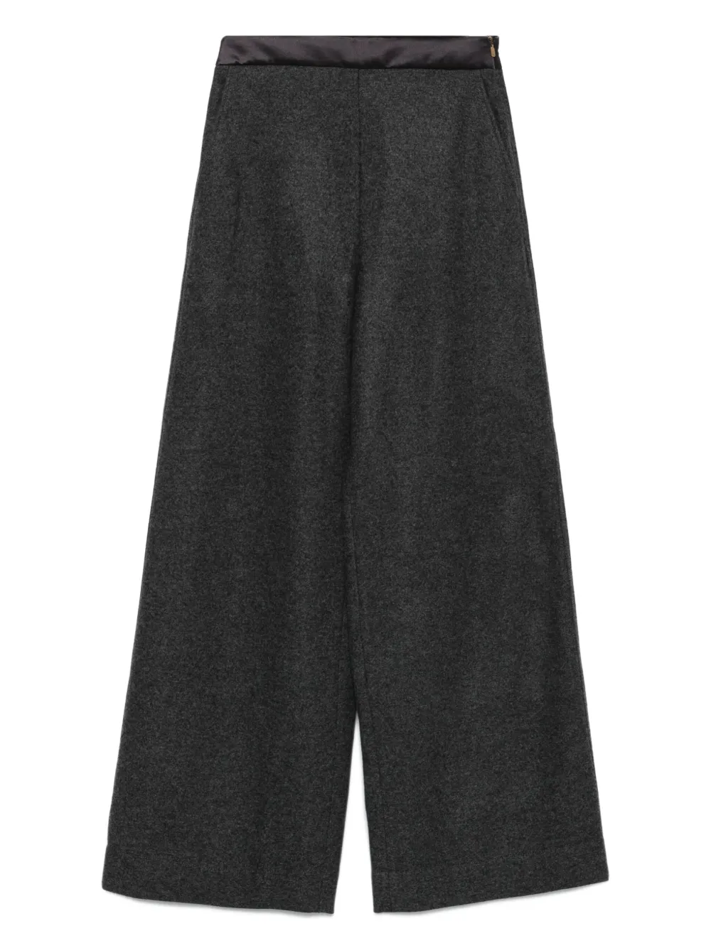 satin-waistband trousers