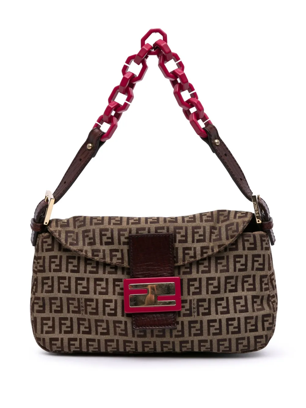 2000-2010 Zucchino Canvas Double Flap Chain shoulder bag
