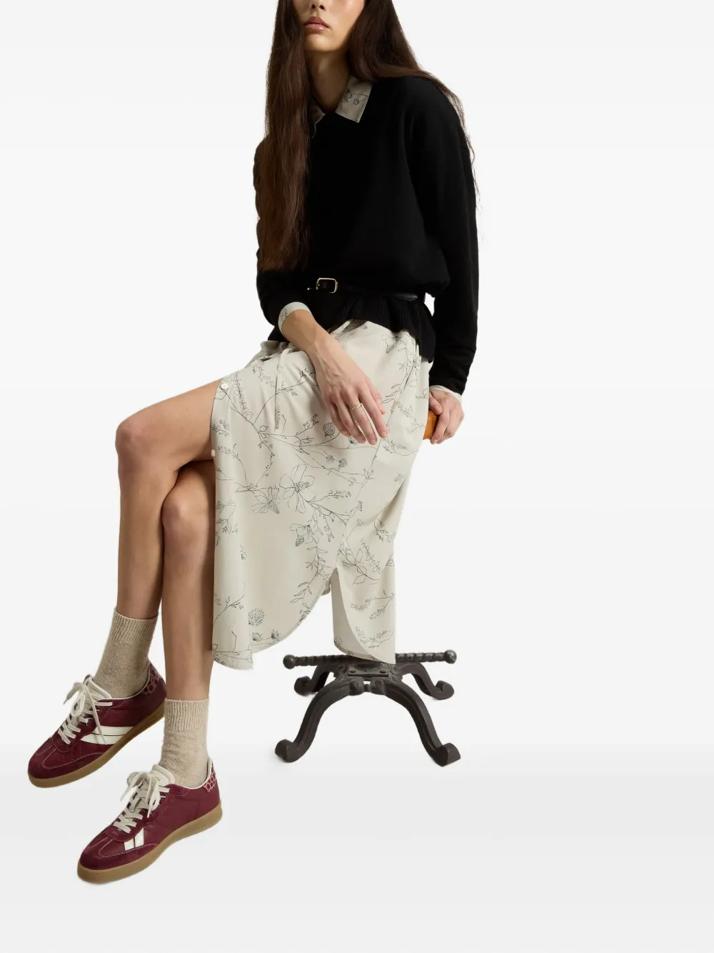 Woolrich Trui met ronde hals Zwart