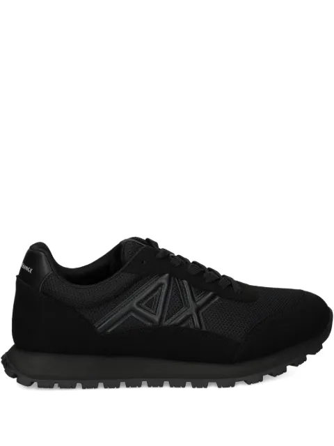 Armani Exchange logo-detail mesh trainers