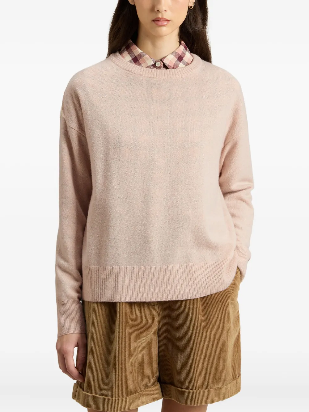Woolrich Trui met ronde hals Beige